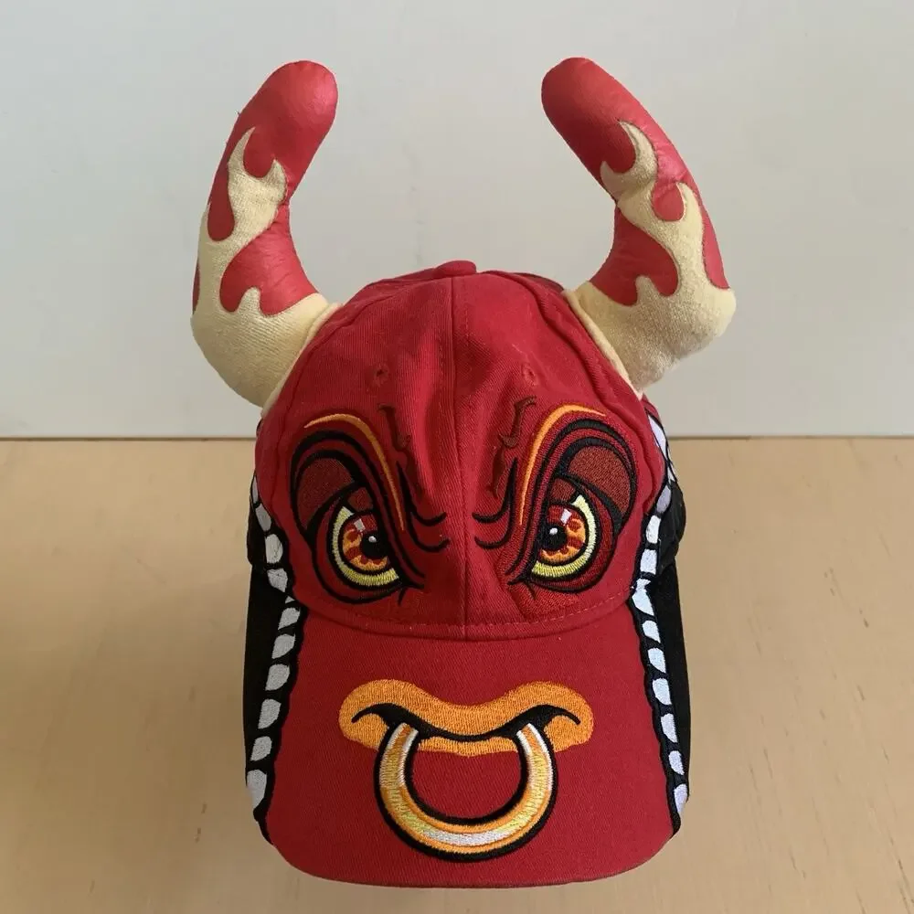 Monster Jam El Toro Loco Youth Red Embroidered Logo Adjustable Hat Cap